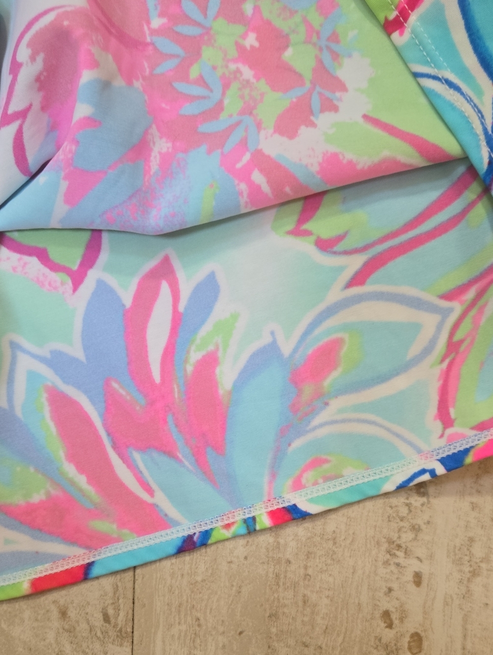 Relativity Multi-Color Floral Tankini Top - Picture 4 of 9